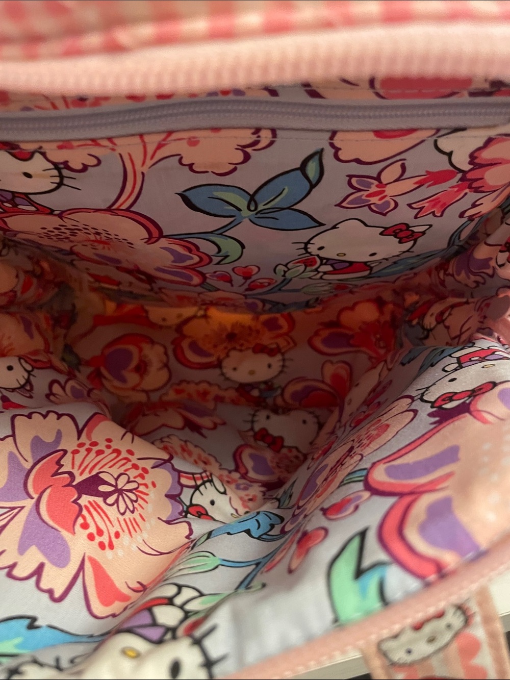 Vera Bradley Pink Quilted Hello Kitty Mini Backpack - Picture 4 of 4